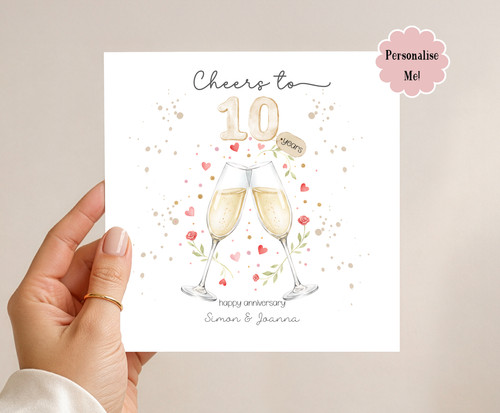 Personalised 10th anniversary - personalised,