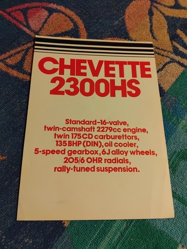 Vauxhall chevette 2300hs - vauxhall,
