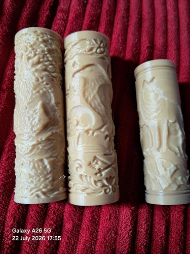 Set clay roller pottery - of,