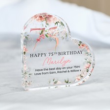 Personalised Happy 75th