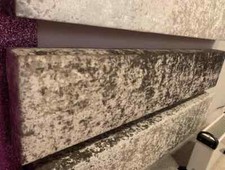 Mink crushed velvet velour - crushed,
