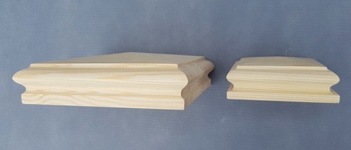 Stair newel post cap pyramid - stair,