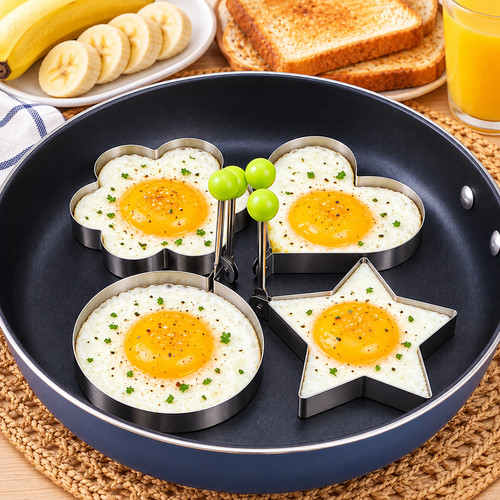 4pcs set egg mould - set-egg, ring