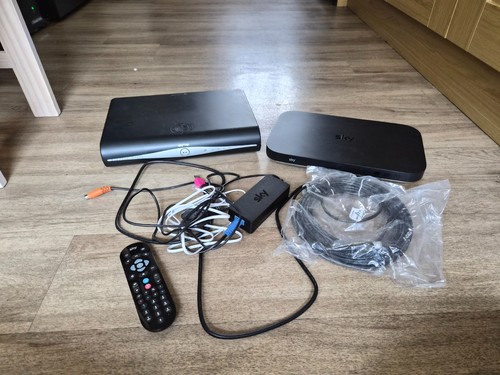 Two sky boxes one - boxes,