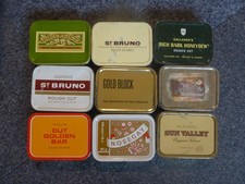 tobacco tins job lot