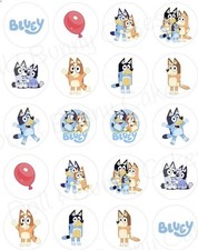 Bluey Cupcake Toppers x20