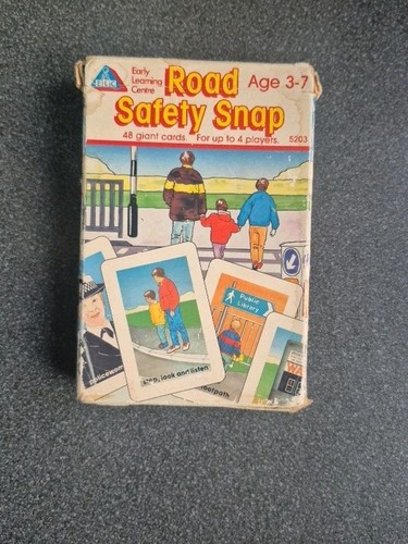 Vintage 1990s road safety - road, snap