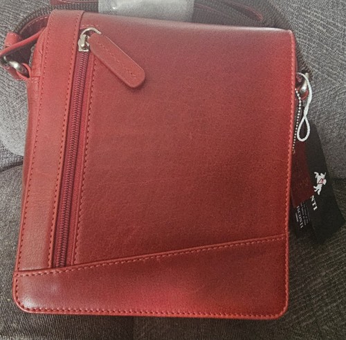 Visconti red leather hayden - visconti,