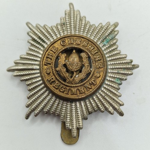 Cheshire regiment cap badge - cheshire,