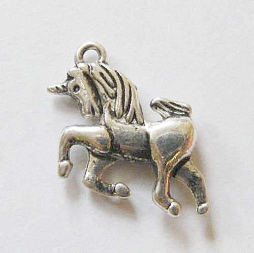 Unicorn 25mm charms - 10,