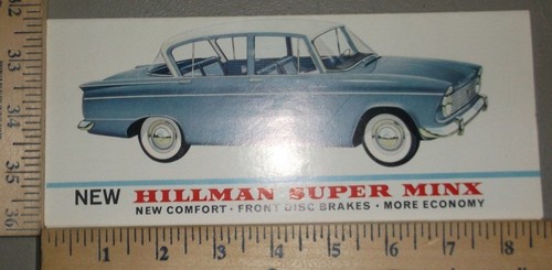 1962 1963 hillman super minx - hillman,