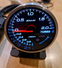 DEFI ADVANCE BF 60MM TURBO BOOST GAUGE & ADVANCE CONTROLLER UNIT SET BLUE 