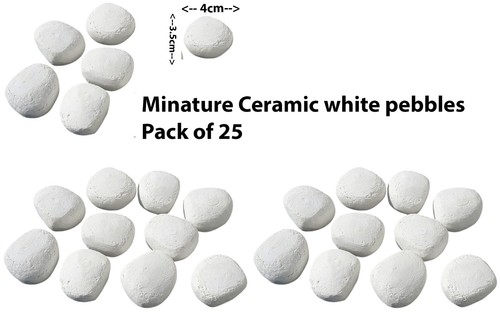 White mini pebbles - 25,