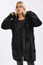 Yours Curve Plus Size Longline Zip Hoodie