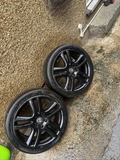 GENUINE OEM JAGUAR X TYPE ARUBA 18” X 7.5J ALLOY WHEELS PAIR OF