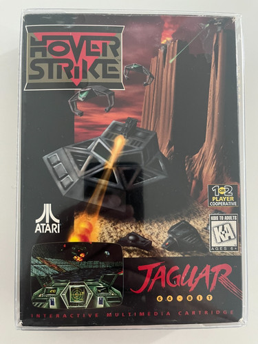 Hover strike atari jaguar - atari, box