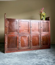Vintage Wooden Lockers,Storage Lockers,School Lockers,Pigeon Hole Storage