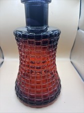 Red Glass Hookah Squared Glass