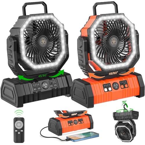 20000mah camping fan hour - 20000mah,