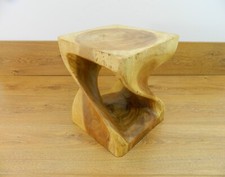 Hand Carved Wooden Stool/Table