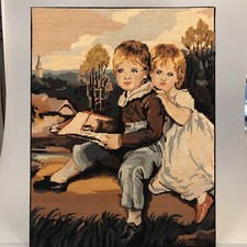 completed vintage  needlepoint