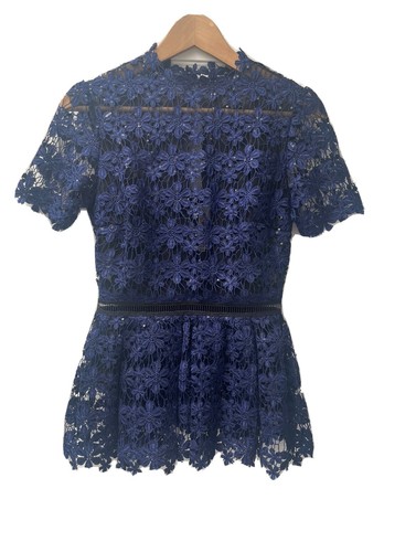 Self portrait lace top - self,