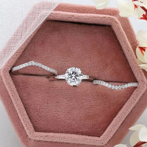 14k white gold - white, finish