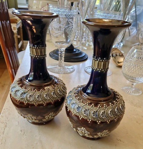 Antique pair royal doulton - pair,