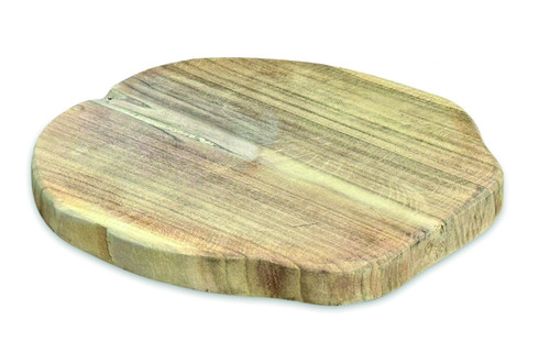 Mini teak slice chopping board - teak,