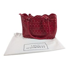 NWT LULU GUINNESS RED LEATHER
