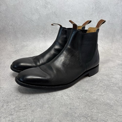 John white chelsea boots black - white,