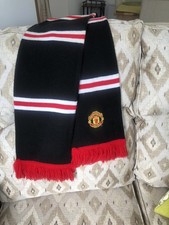 UNUSUAL VINTAGE MANCHESTER UNITED SCARF OFFICIAL MERCHANDISE ONE SIZE VGC