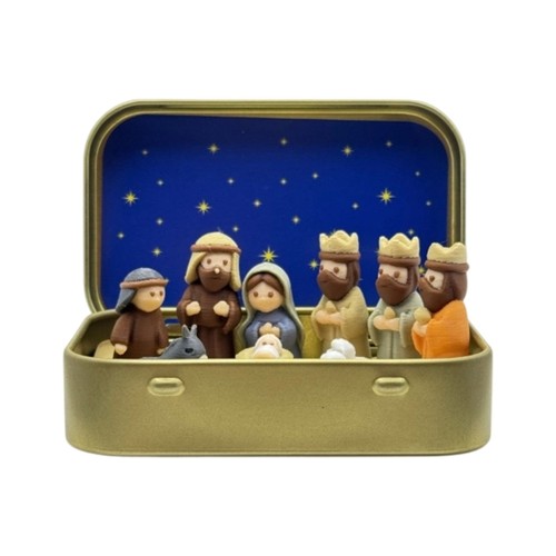 Christmas shelf manger display - christmas,