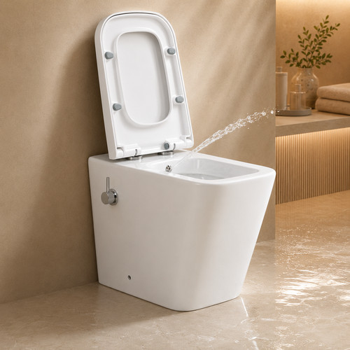 Combined bidet short - combined, toilet