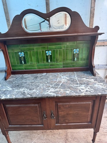 Antique wash stand with - stand,