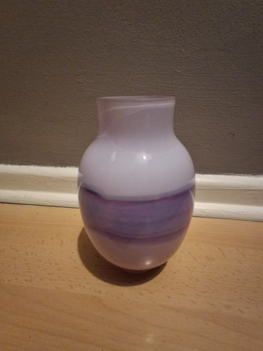 Handblown art glass vase - art,