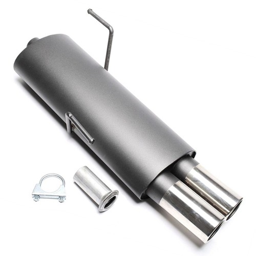 Sport exhaust muffler 2x76mm - exhaust,