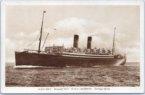 Rms laurentic sunk - –,