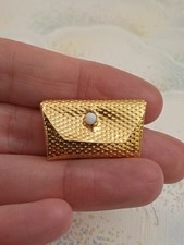 Barbie Vintage Purse 80s 90s Gold Clutch Bag