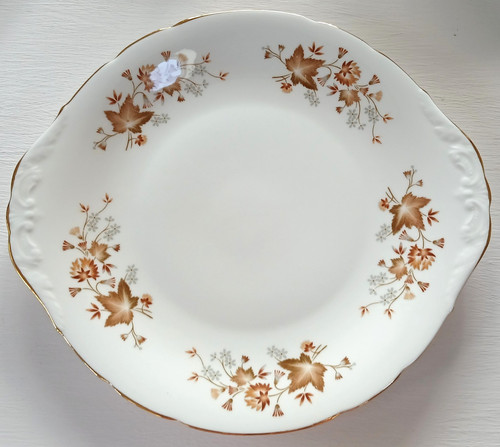 Colclough cake plate rustic - colclough,