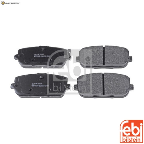 Brake pad set disc - brake,