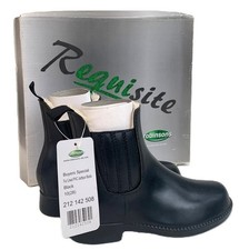 REQUISITE BLACK PVC FAUX