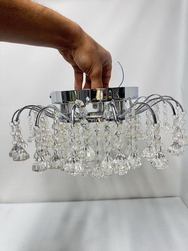 Dunelm crystal effect flush - crystal,