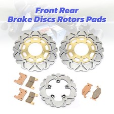 Front Rear Brake Discs Pads