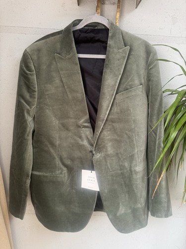 John lewis green velvet blazer - john,