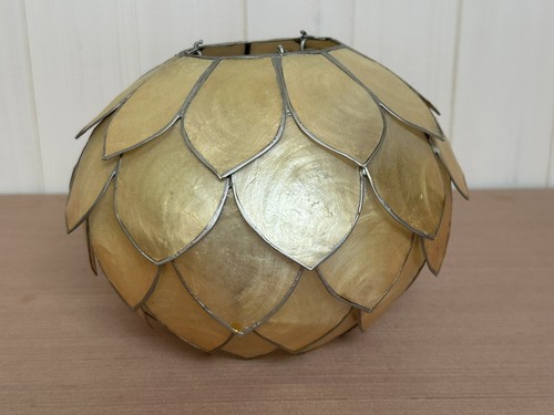 Capiz shell lotus flower style - capiz,