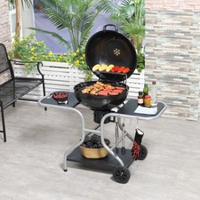 Deluxe charcoal trolley bbq - deluxe,