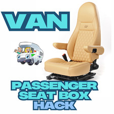 Single Van Seat BOX to replace a double van seat for Swiveling CAPTAIN VAN SEAT