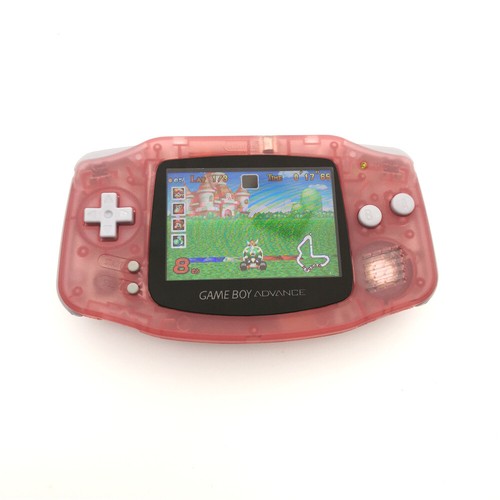 Clear pink game boy advance - clear,