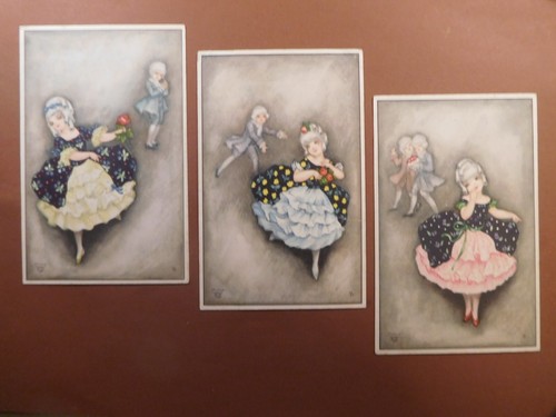 Vintage postcards signed - vintage,